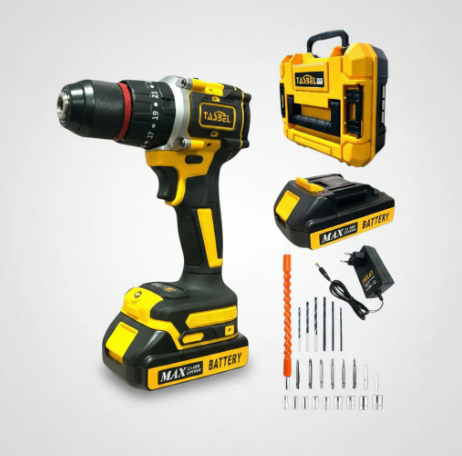 Taladro Inalamb Tasbel 2 Bat metalico